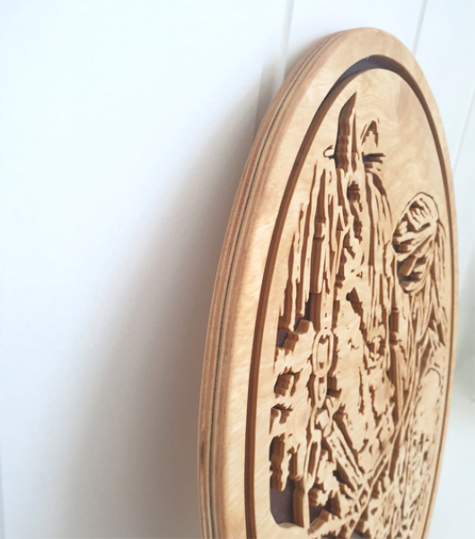 Wandbild Pferd mit Mädchen